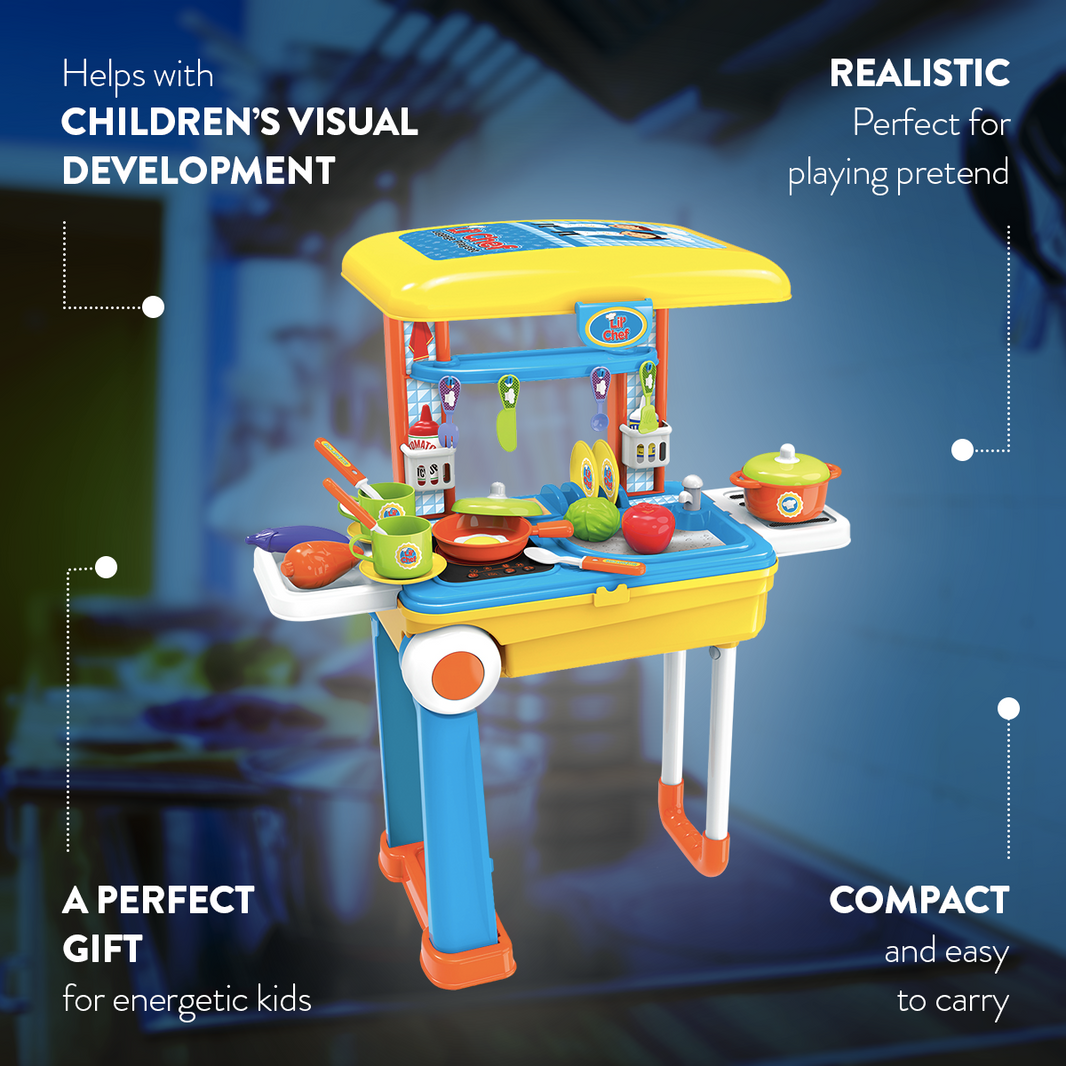 Ensemble de jeu de bagages Lil' Chef (37 pièces)