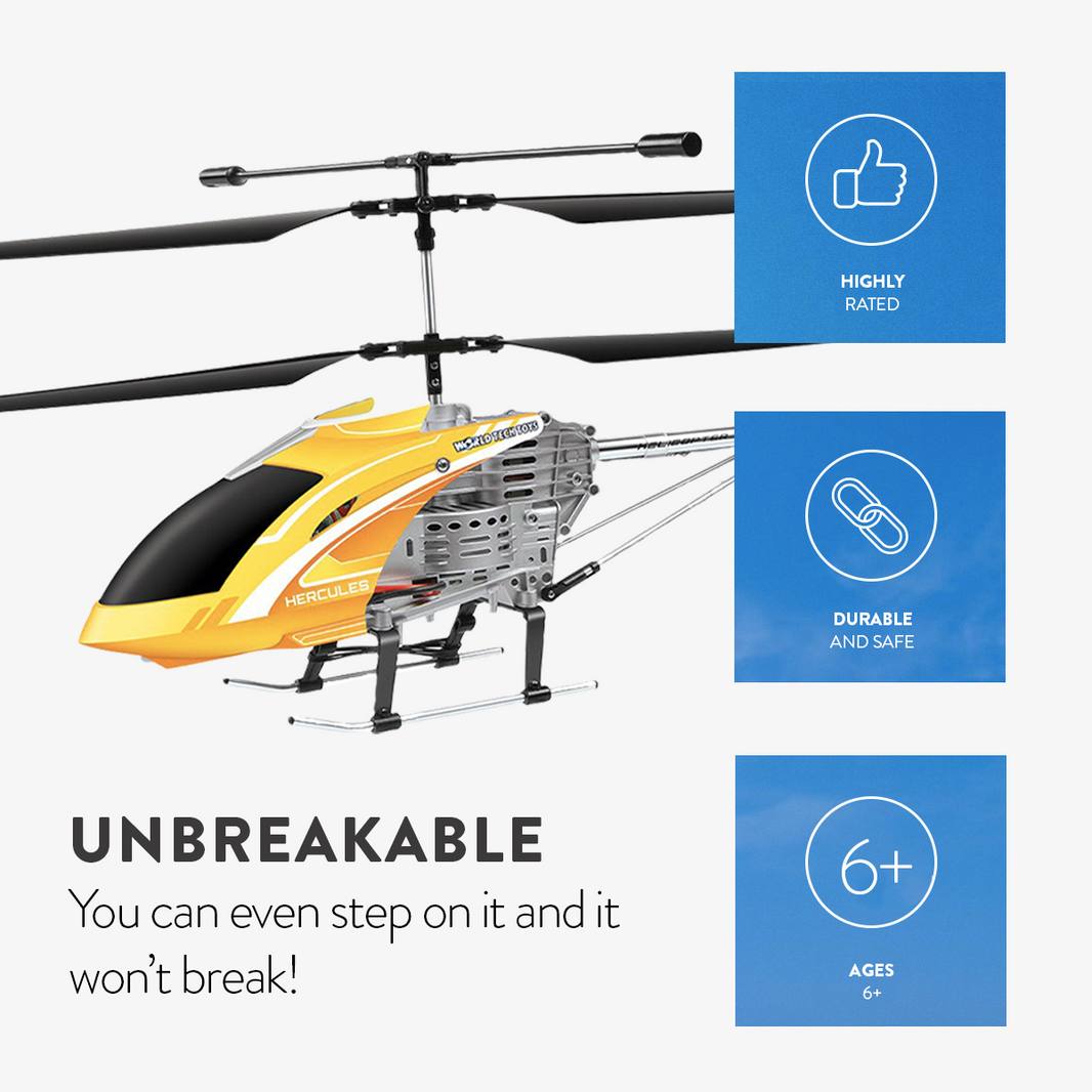 Hercules Unbreakable 3.5CH RC Helicopter