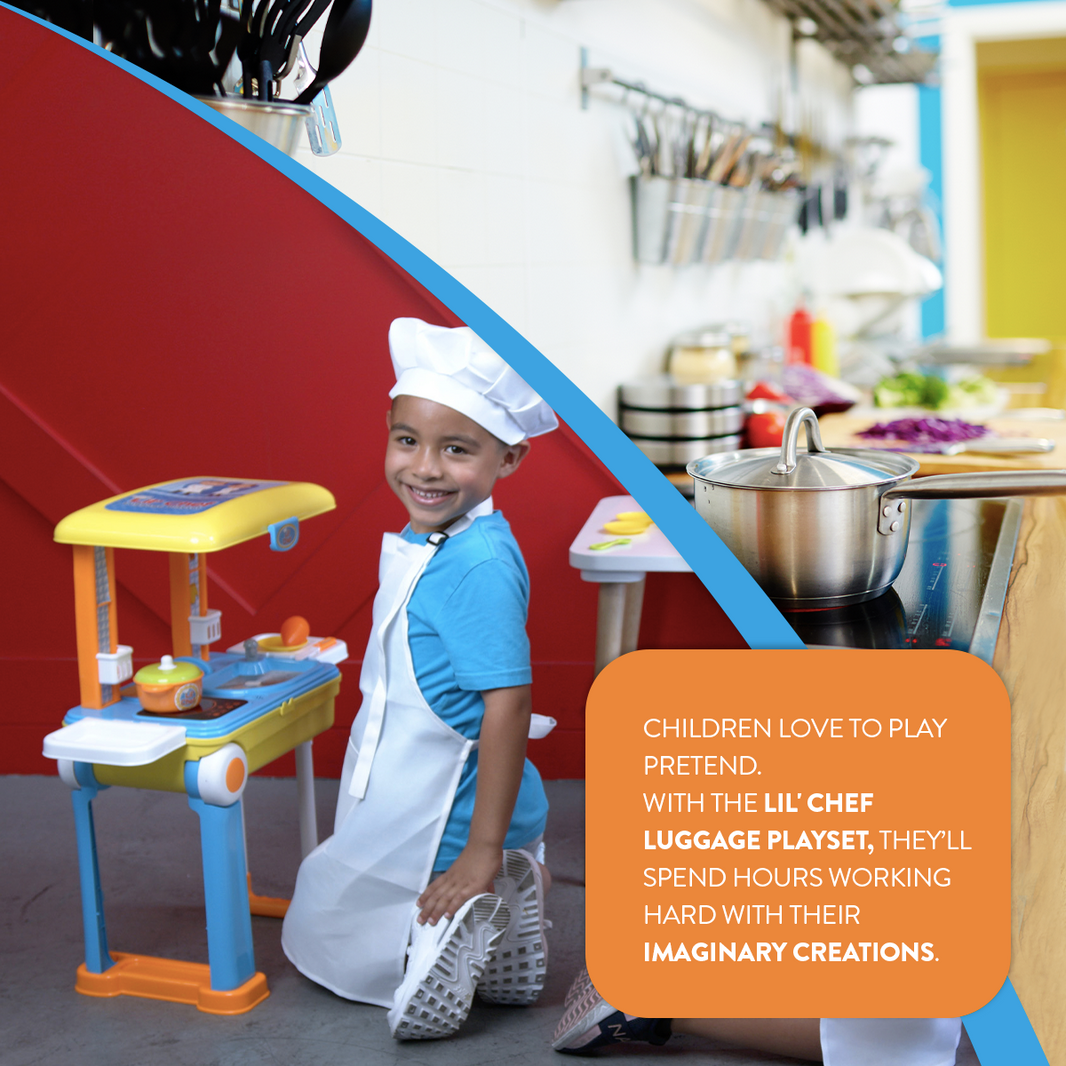 Ensemble de jeu de bagages Lil' Chef (37 pièces)