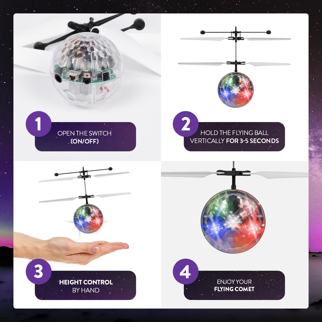World Tech Toys Comet IR UFO Heli Ball
