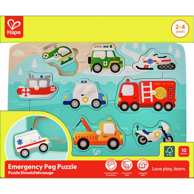 EMERGENCY PEG PUZZLE – HAPE