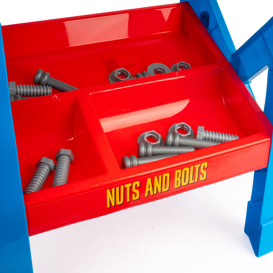 Team Nascar Pit Stop Playset with Take Apart Car (84 Pieces)