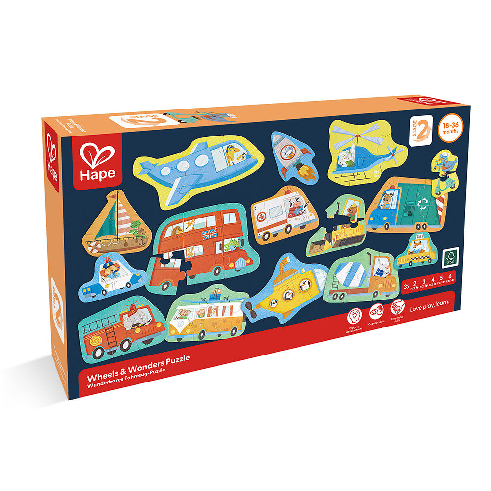 WHEELS & WONDERS PUZZLE – HAPE