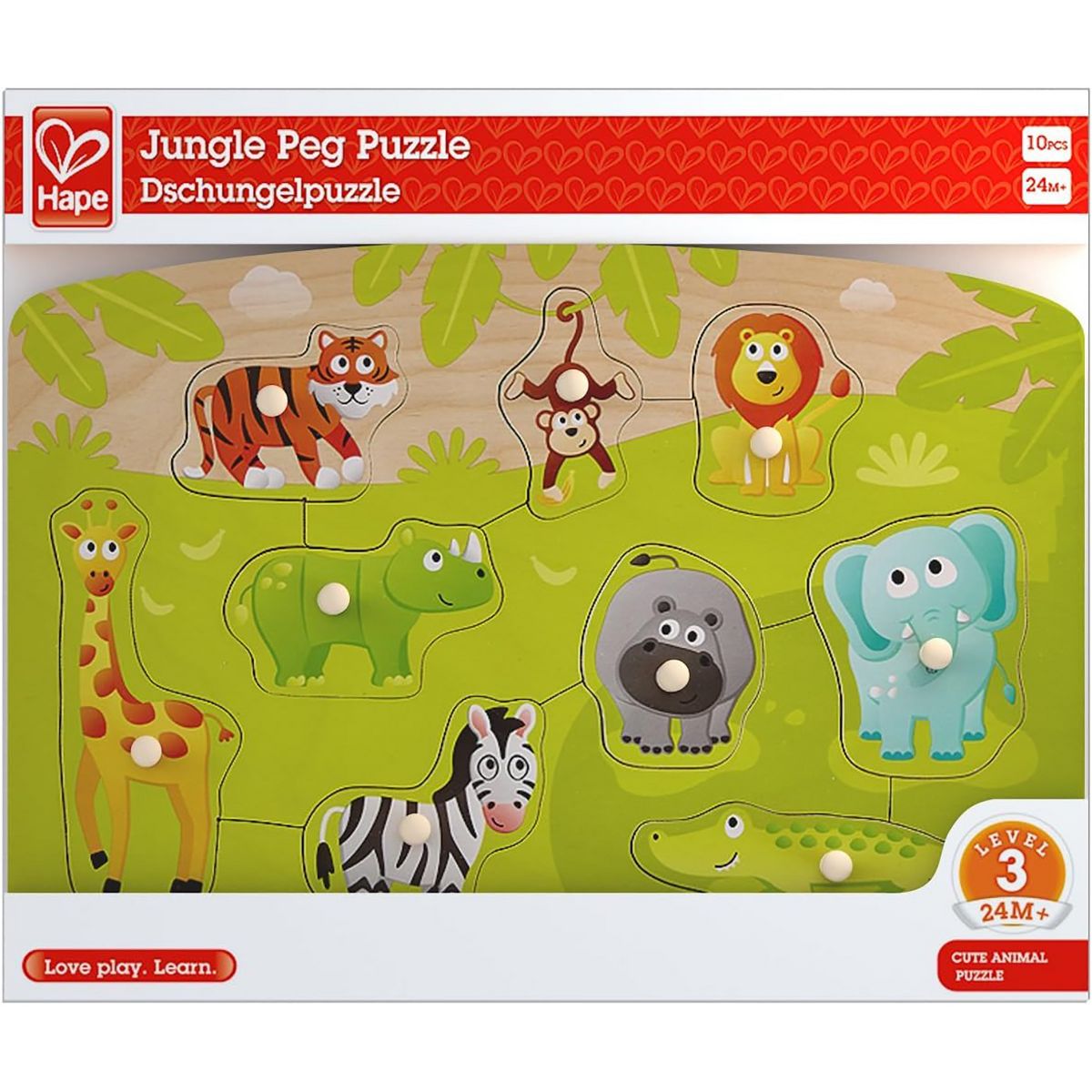 JUNGLE PEG PUZZLE – HAPE
