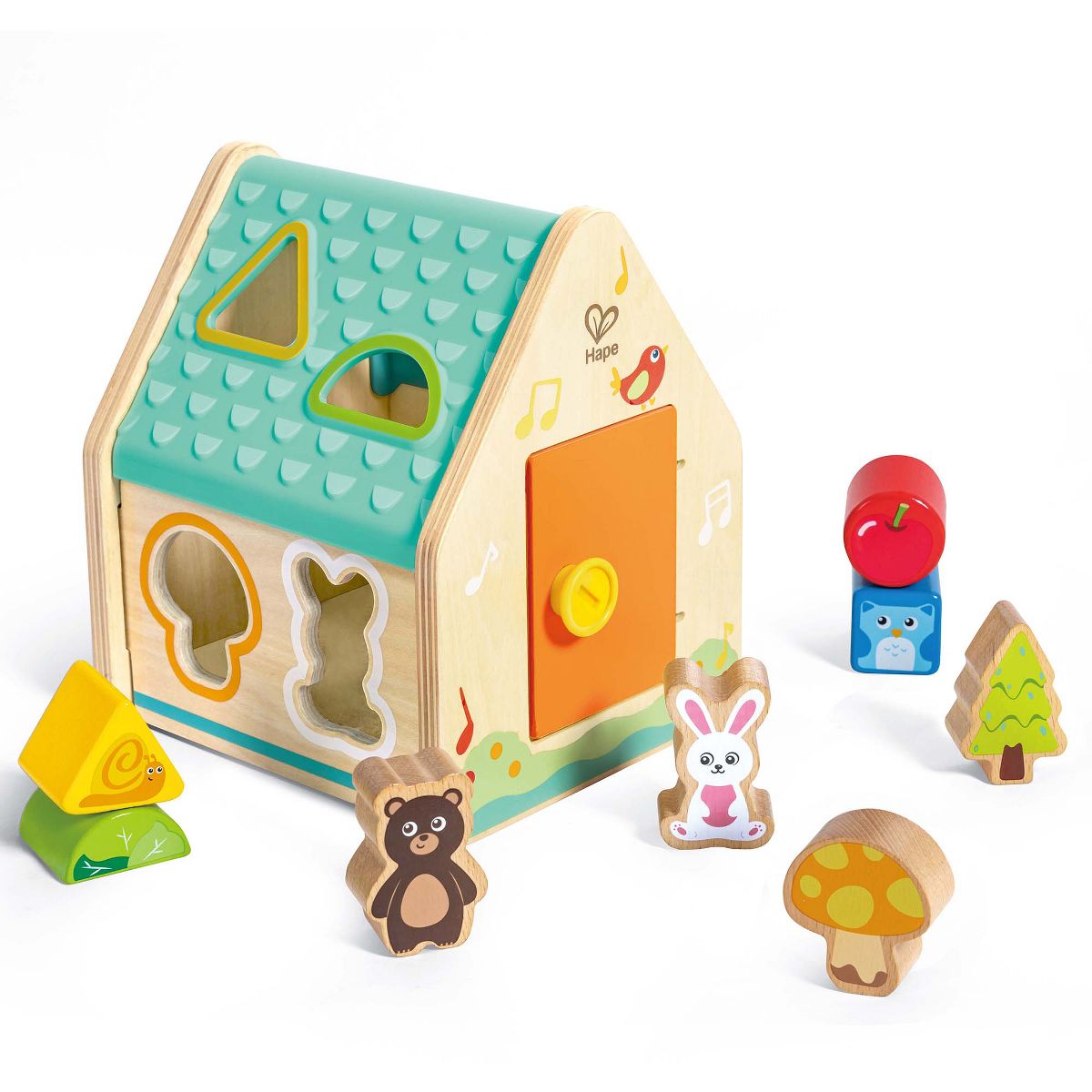 CRITTER HOUSE SHAPE SORTER – HAPE
