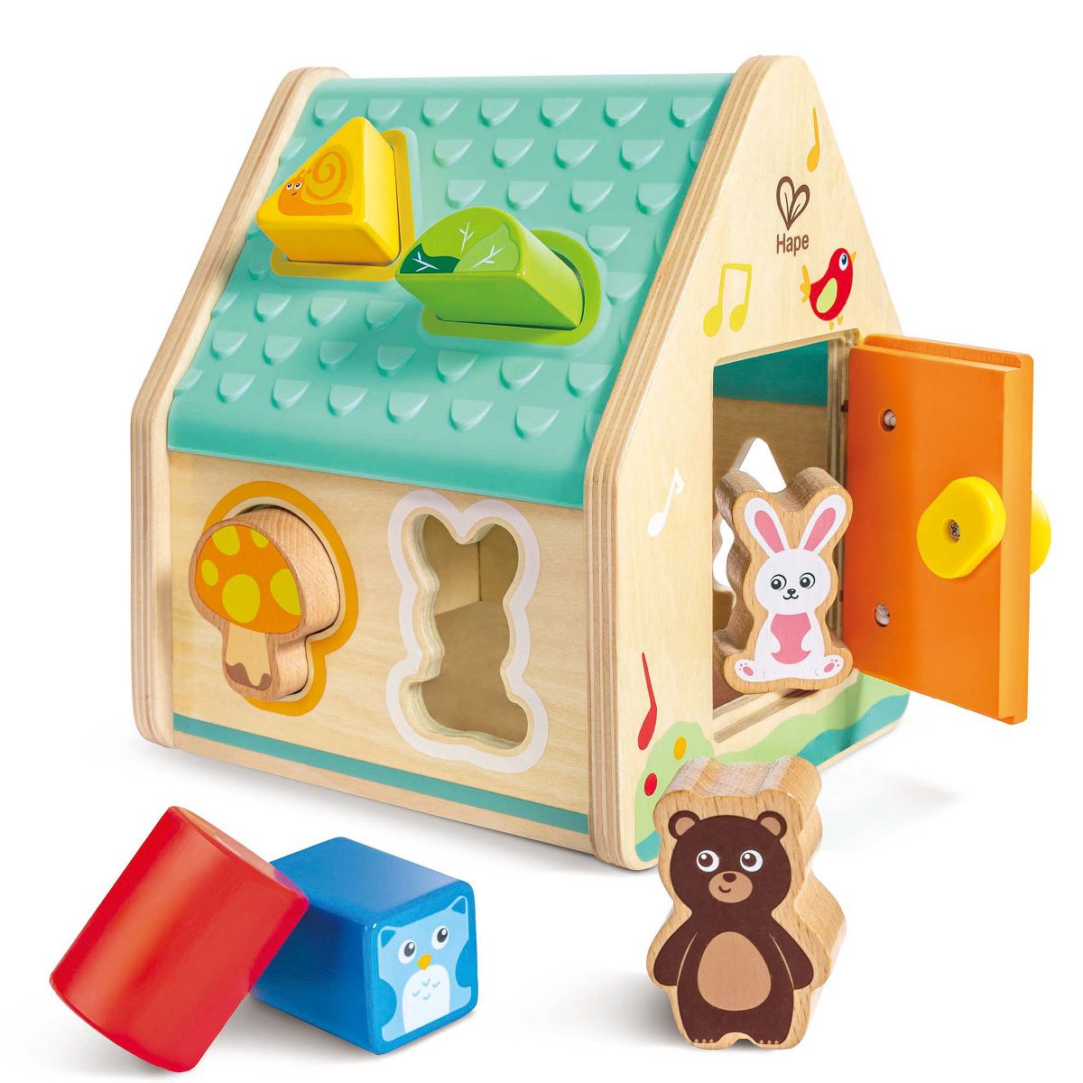 CRITTER HOUSE SHAPE SORTER – HAPE
