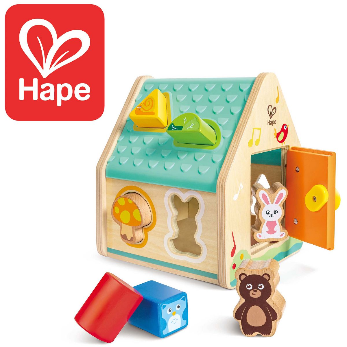 CRITTER HOUSE SHAPE SORTER – HAPE