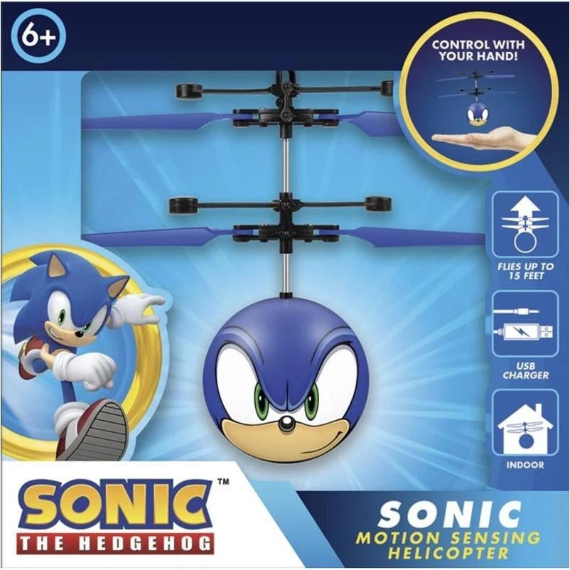 SEGA Sonic the Hedgehog Motion Sensing UFO Ball Helicopter
