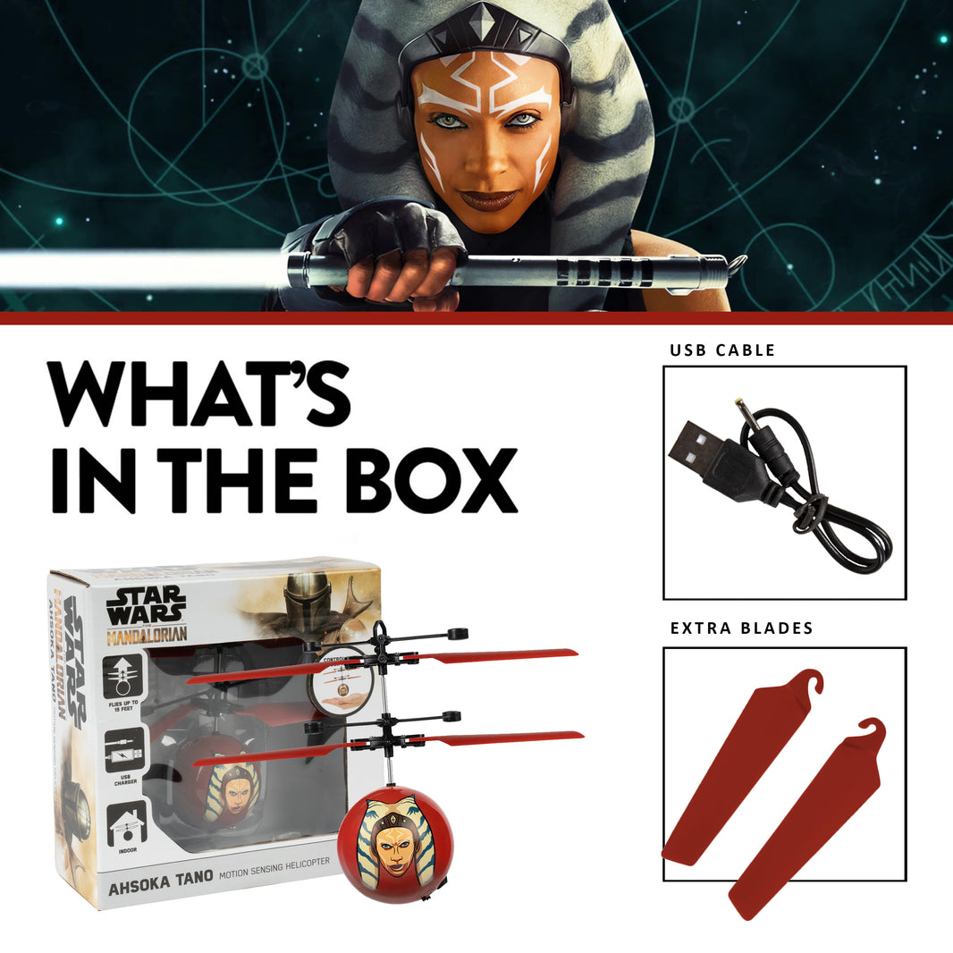 Star Wars The Mandalorian Ahsoka Tano UFO Ball Helicopter