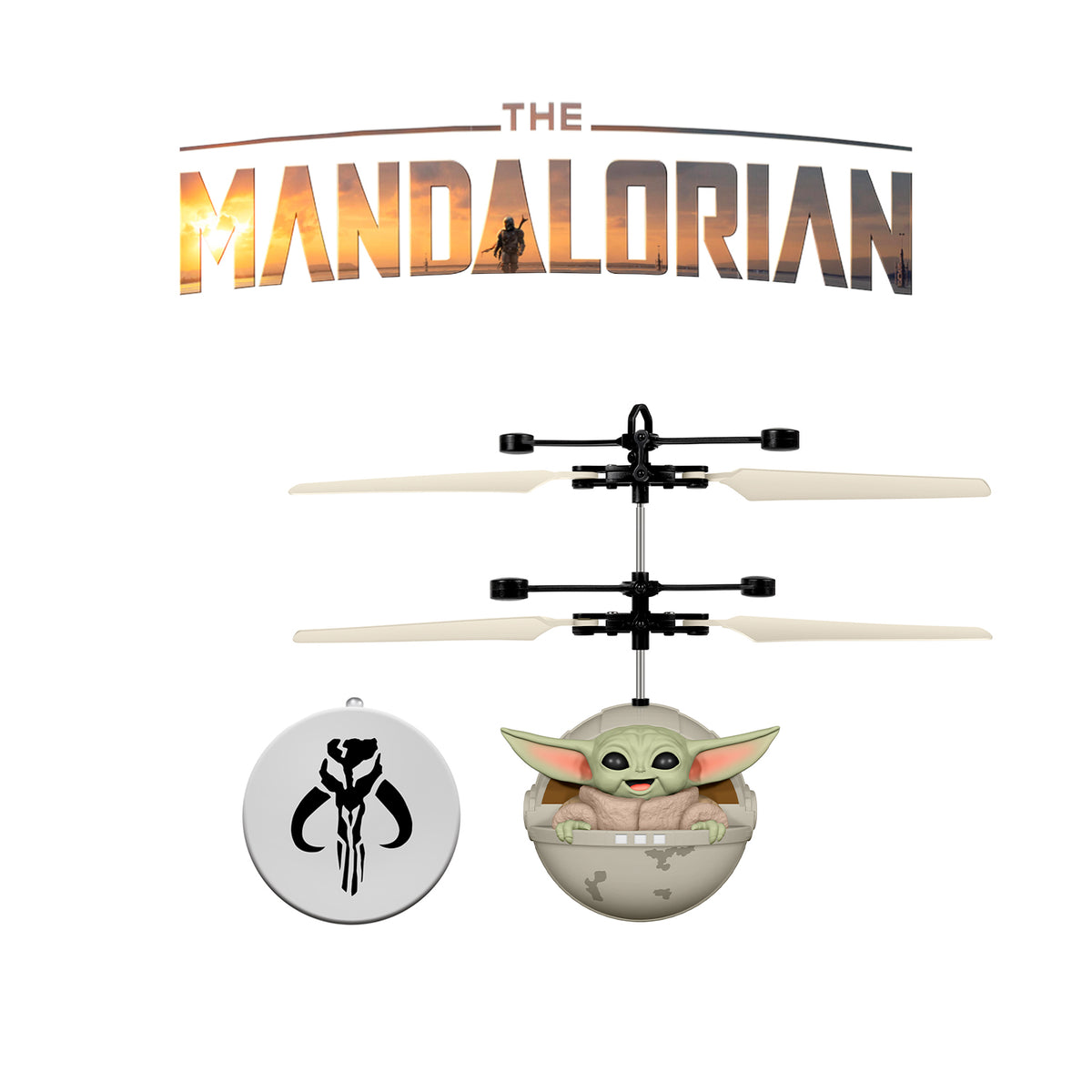 Star Wars: The Mandalorian "The Child" Sculpted Head - UFO Helicopter ( Baby Yoda)