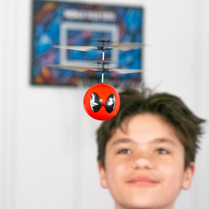Marvel Licensed Deadpool IR UFO Heli Ball