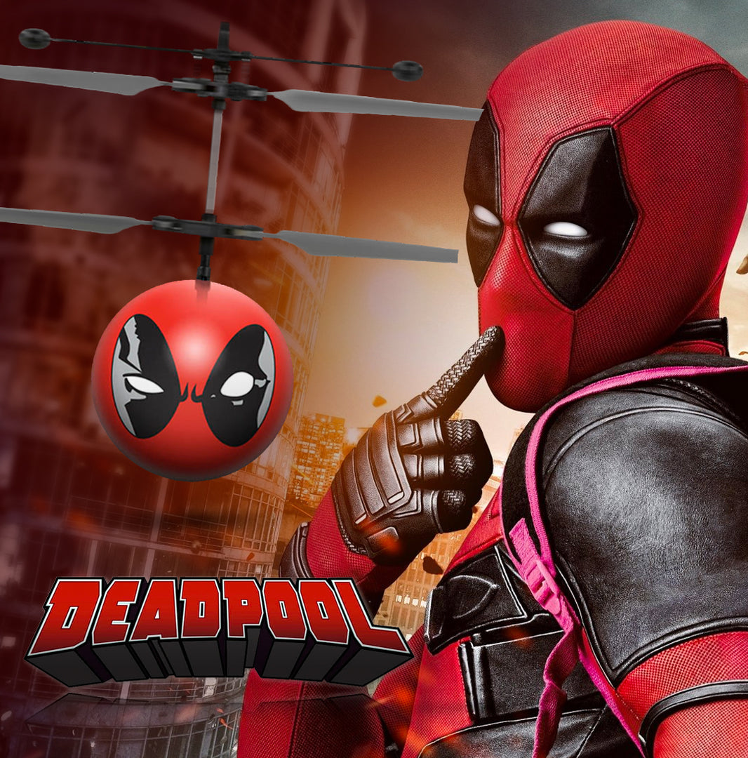 Balle Heli UFO IR Deadpool sous licence Marvel