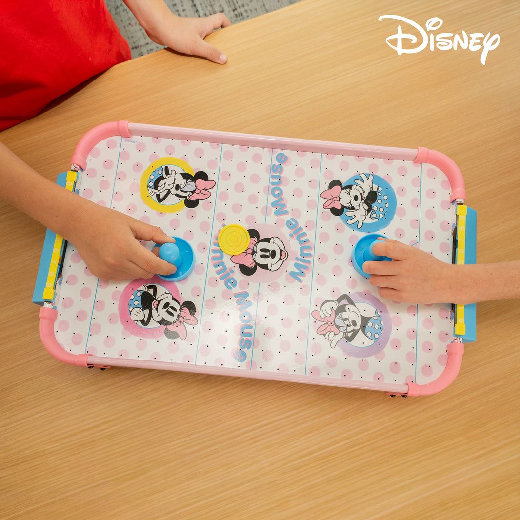 Minnie Mouse Wooden Tabletop Air Hockey
