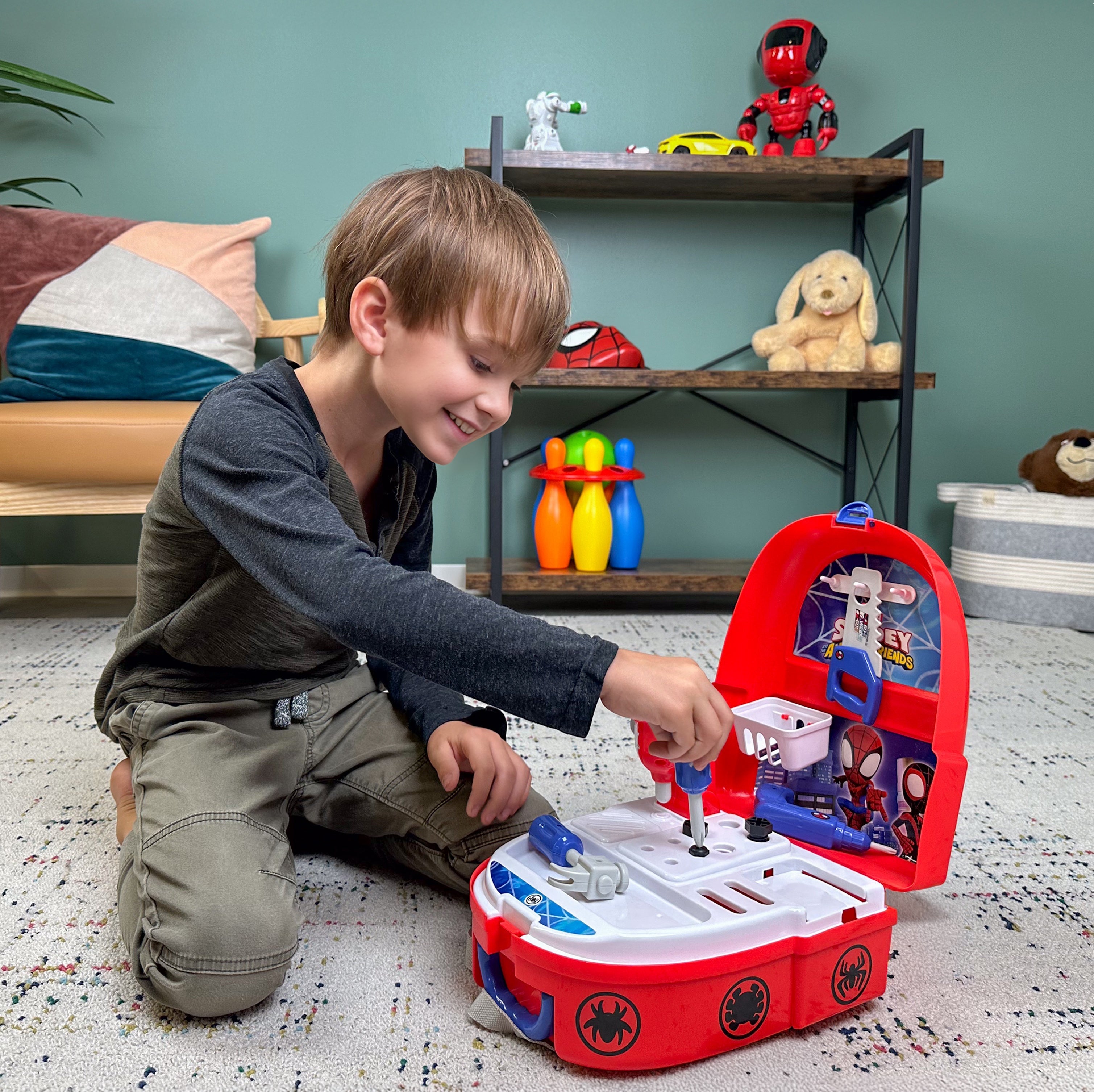 Spidey And His Amazing Friends Handyman Backpack Playset