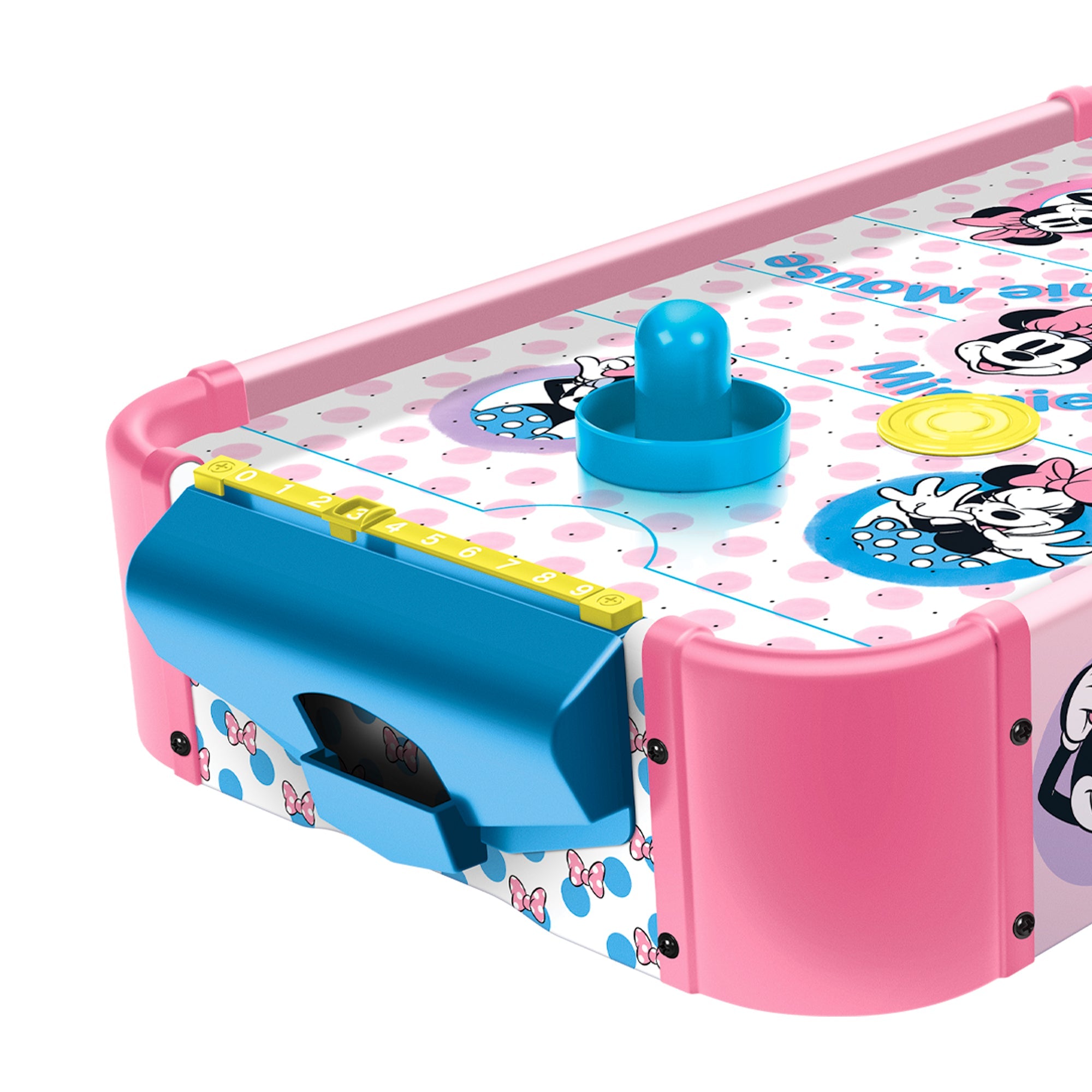 Minnie Mouse Wooden Tabletop Air Hockey