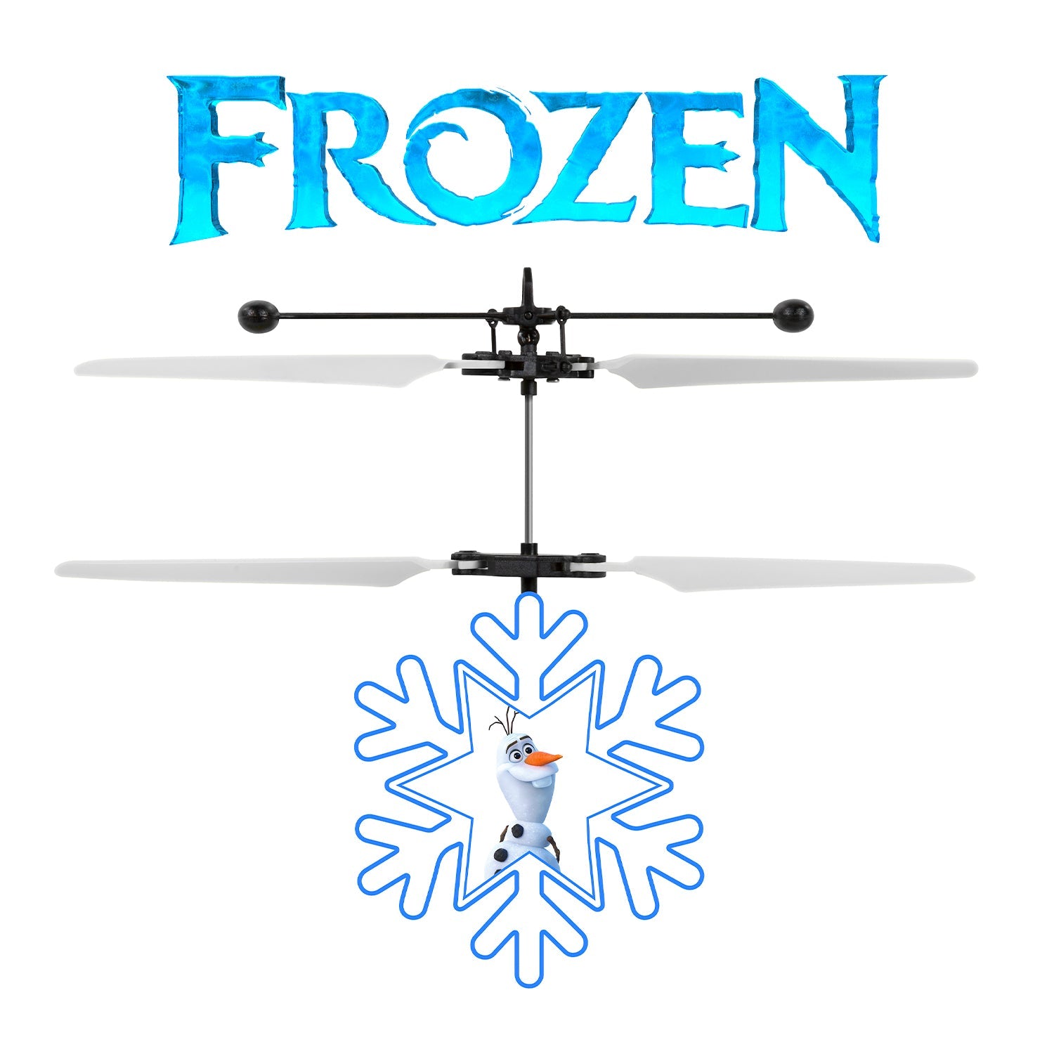Disney Licensed Frozen II Olaf Motion Sensing IR UFO Helicopter