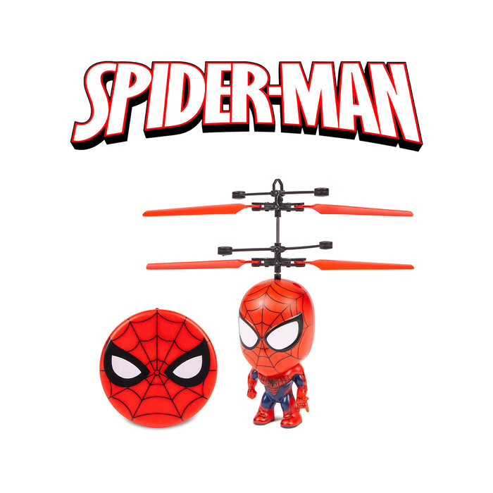 Marvel Licensed Spider-Man 3.5 Inch Flying Figure IR UFO Big Head Helicopter
