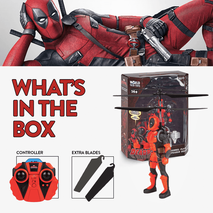 Deadpool Jetpack RC Flying Figure