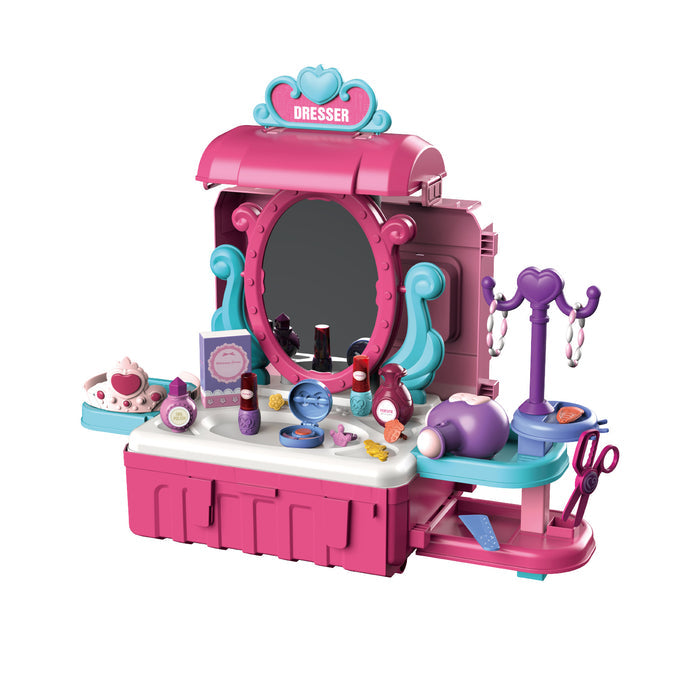 3in1 Mobile Dresser Suitcase 38 Piece Playset