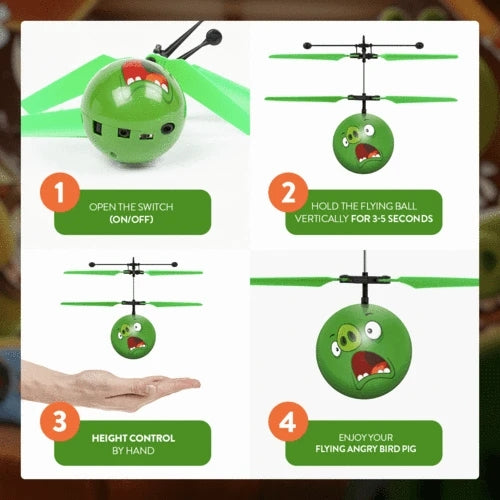 Angry Birds Piggies Heli Ball