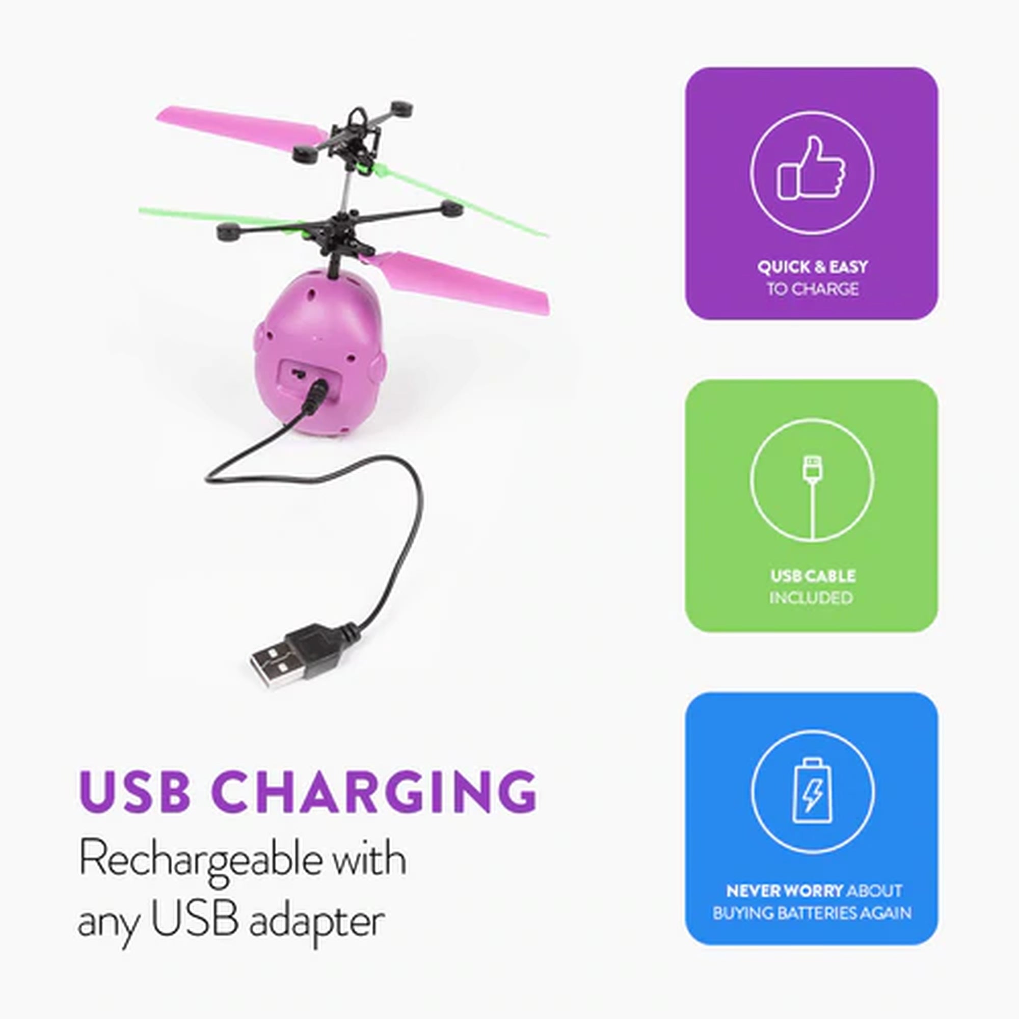 Disney Pixar Licensed Toy Story Buzz Lightyear Flying IR UFO Motion Sensing Heli Ball