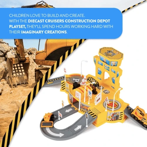 Coffret de jeu Construction Depot Cruisers moulés sous pression