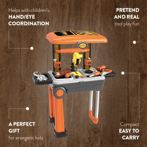 Lil' Builder Luggage Playset (36 piece)