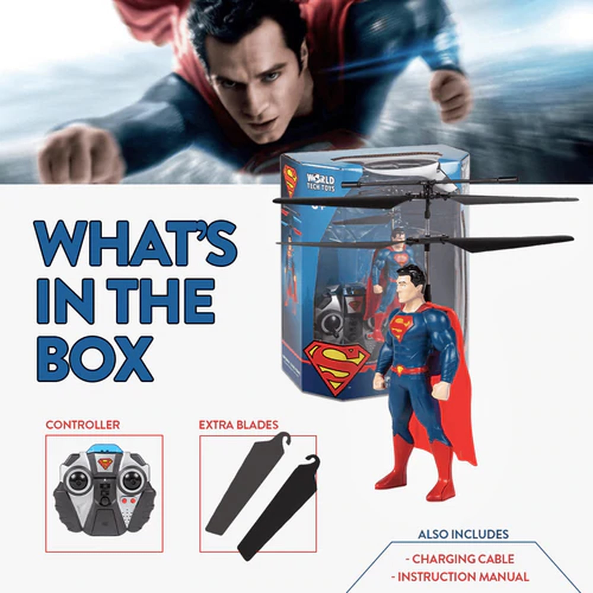 Superman IR Flying Figure