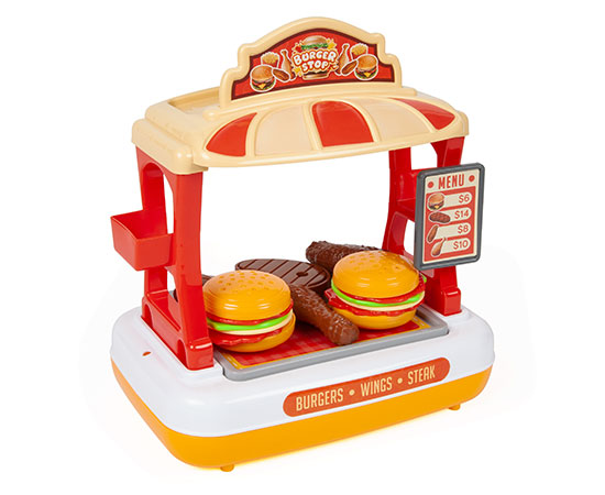 World Tech Toys Burger Stop with Cash Register Playset-Playset-Phooqy