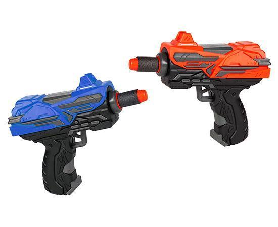 World Tech Warrior Spring Pump Micro Dart Blaster 2-Pack-Dart Blaster-Phooqy