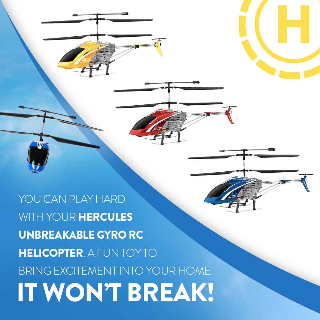 Hélicoptère Hercules Incassable 3.5CH RC