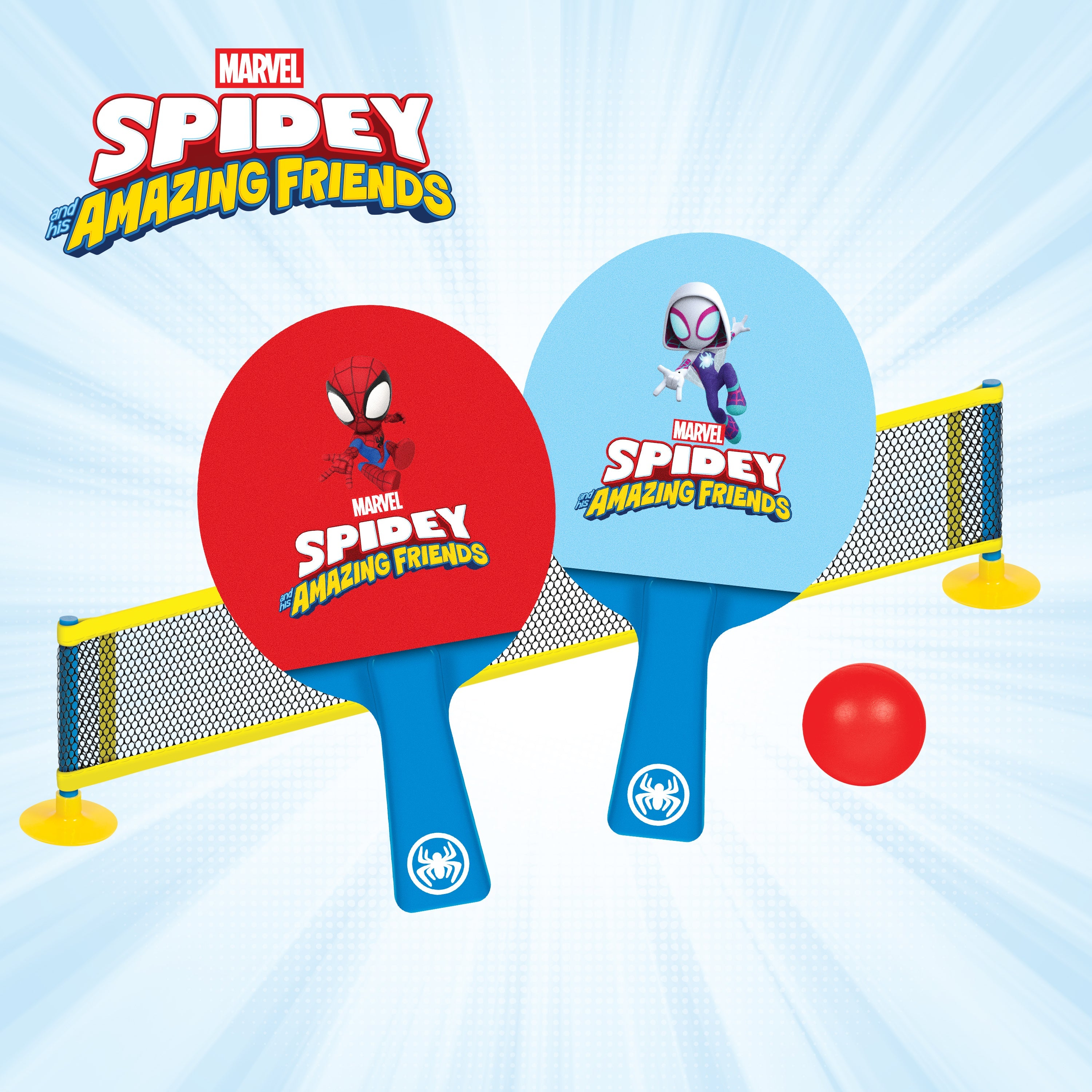 Spidey and His Amazing Friends Mini Table Tennis Tabletop Game