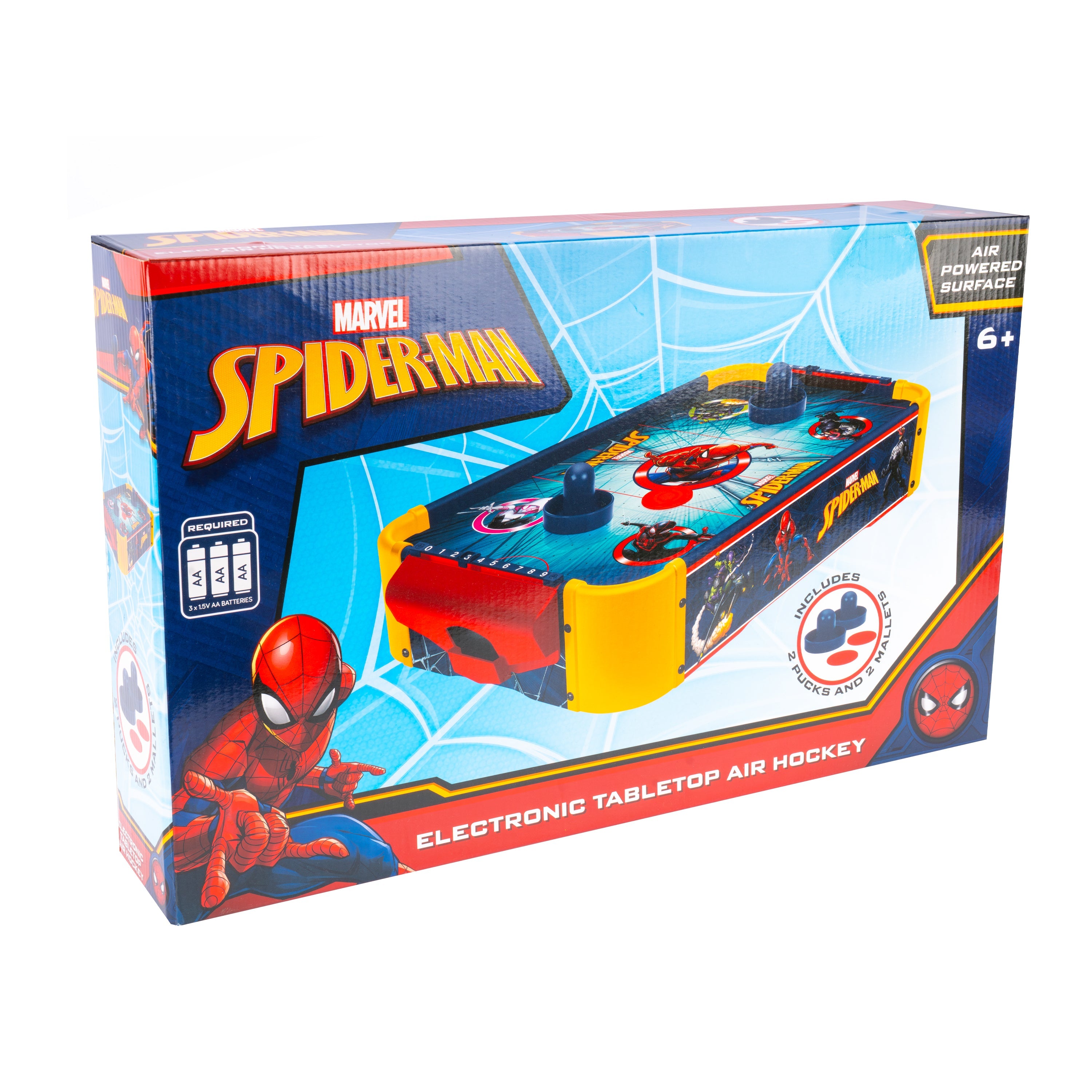 Spider-Man Wooden Electronic Air Hockey Table