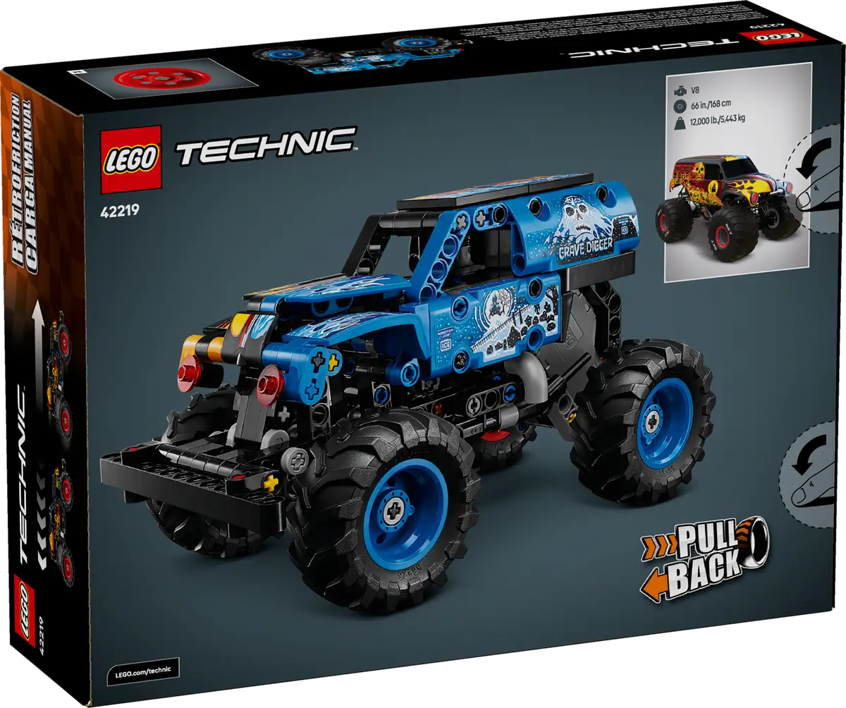 LEGO® Monster Jam™ Grave Digger™ Fire and Ice 42219 | Technic