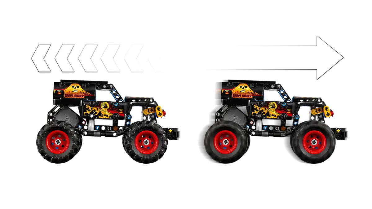 LEGO® Monster Jam™ Grave Digger™ Fire and Ice 42219 | Technic