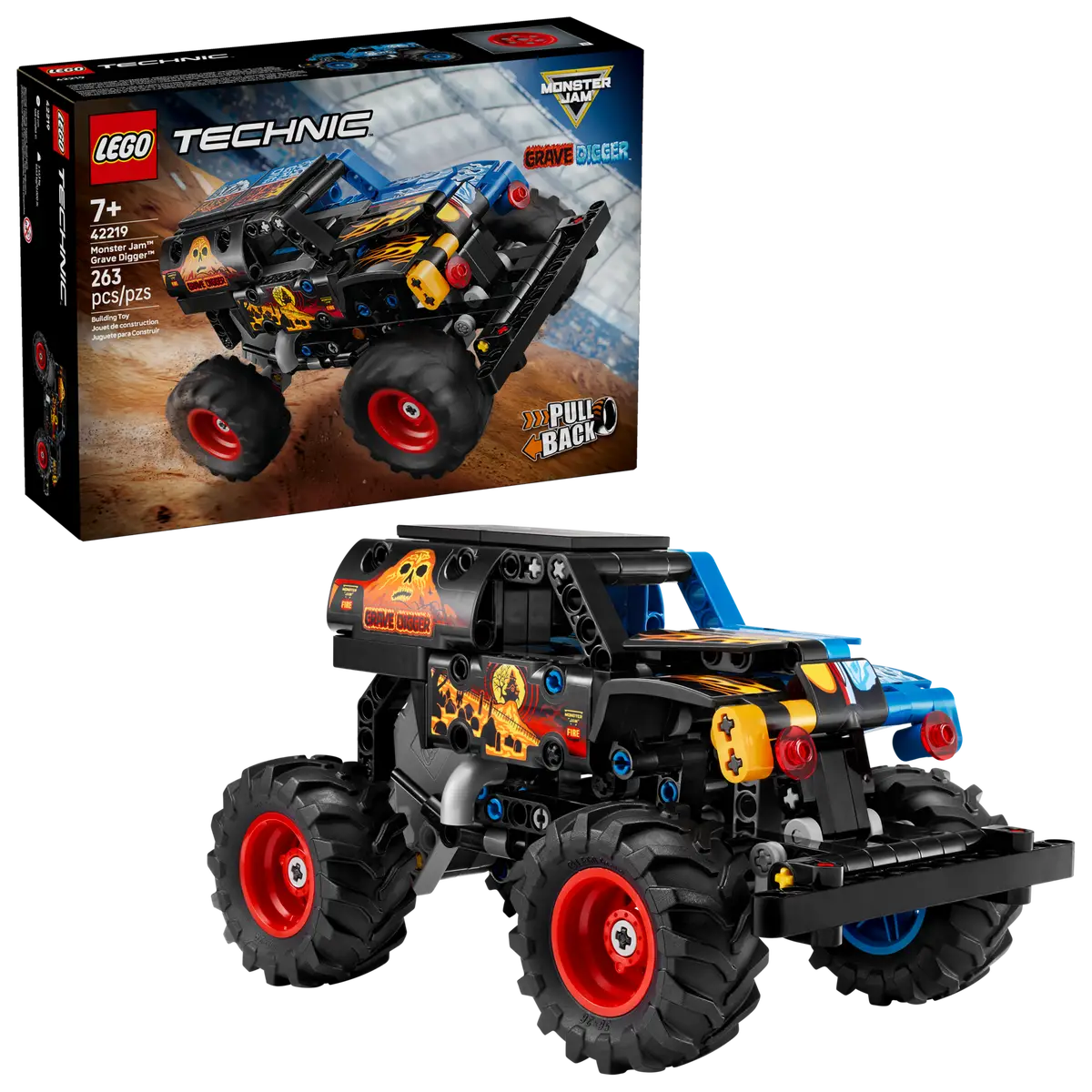 LEGO® Monster Jam™ Grave Digger™ Fire and Ice 42219 | Technic