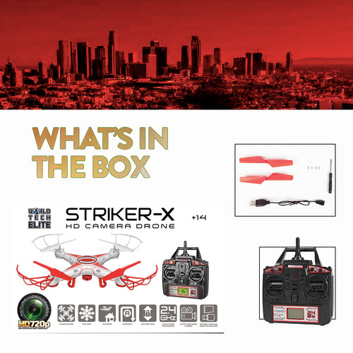 Striker-X HD Picture and Video RC Quadcopter