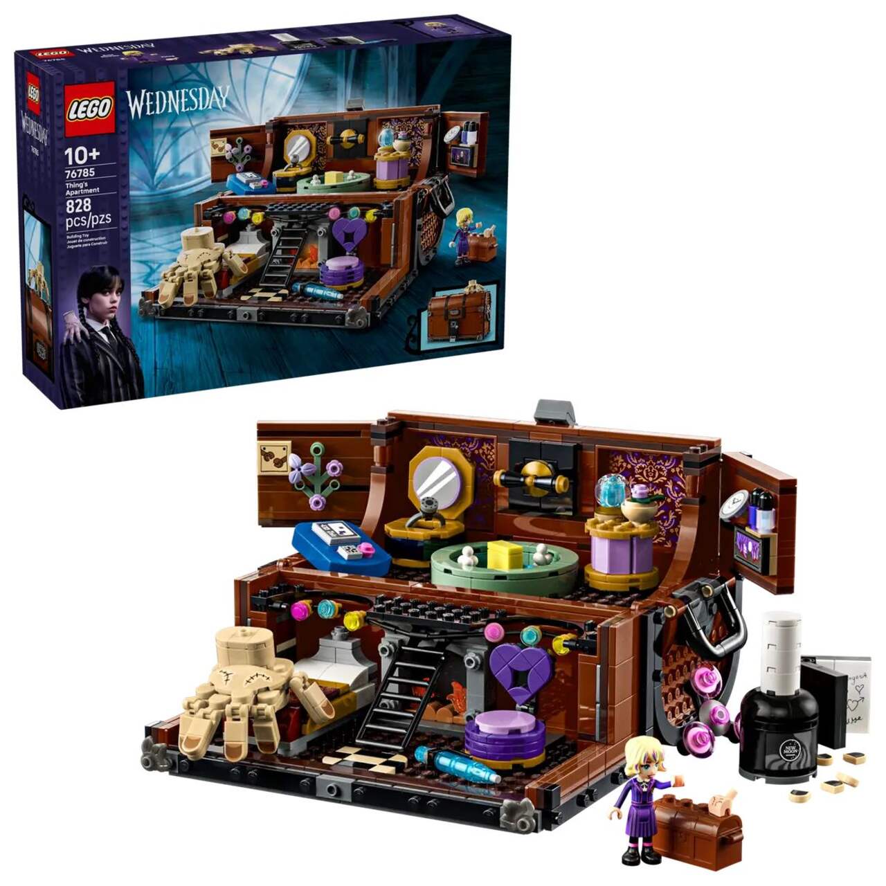 LEGO® Wednesday Thing's Apartment - 76785, 828-pcs, Ages 10+