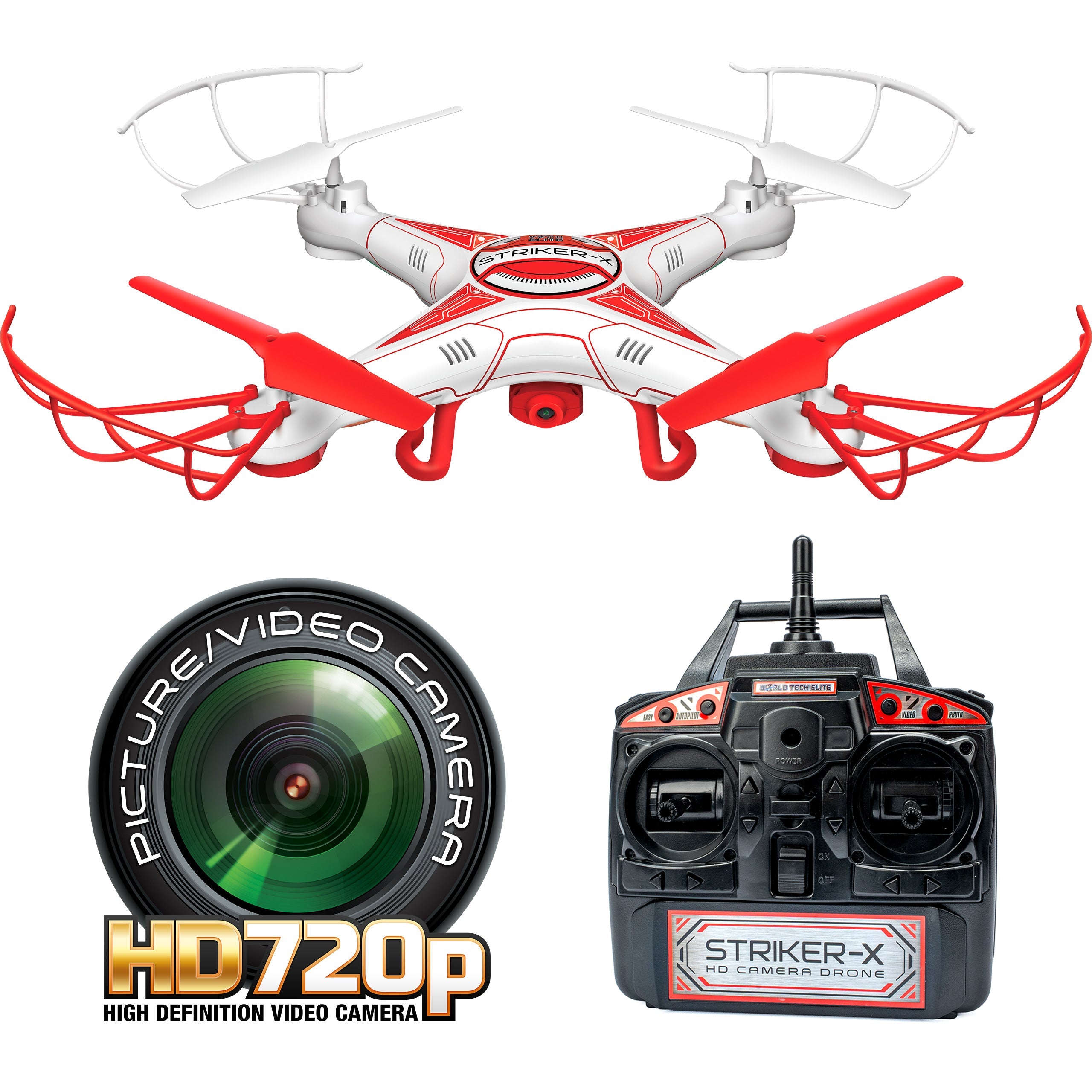 Striker-X HD Picture and Video RC Quadcopter