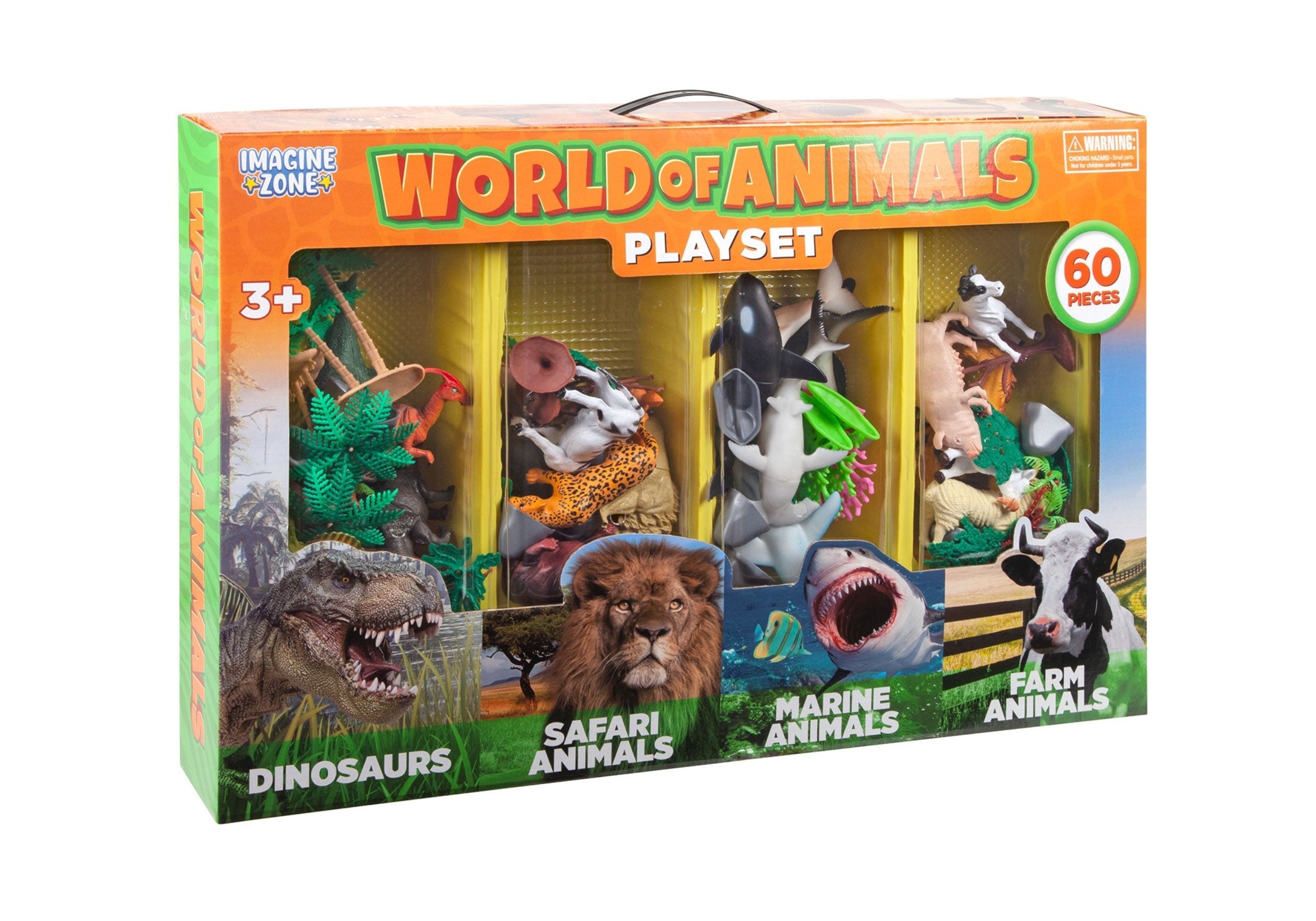 Ensemble Monde des Animaux [60 Pièces]