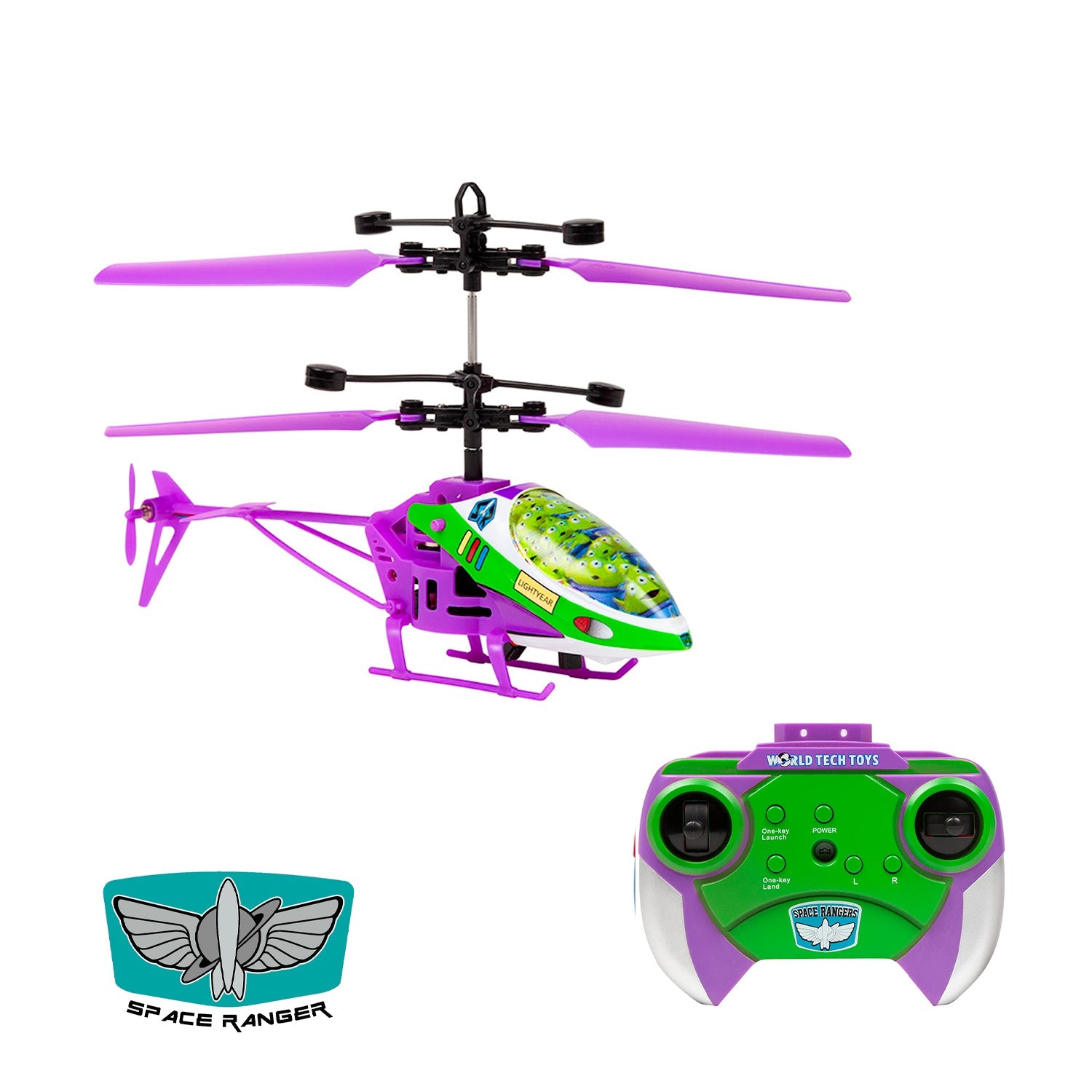 Disney Pixar Toy Story Buzz Lightyear 2CH IR Helicopter