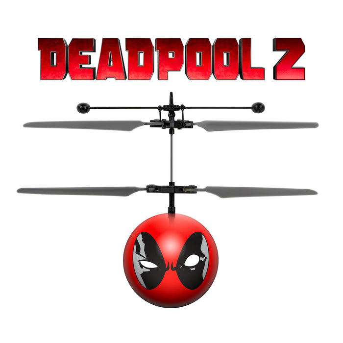 Marvel Licensed Deadpool IR UFO Heli Ball