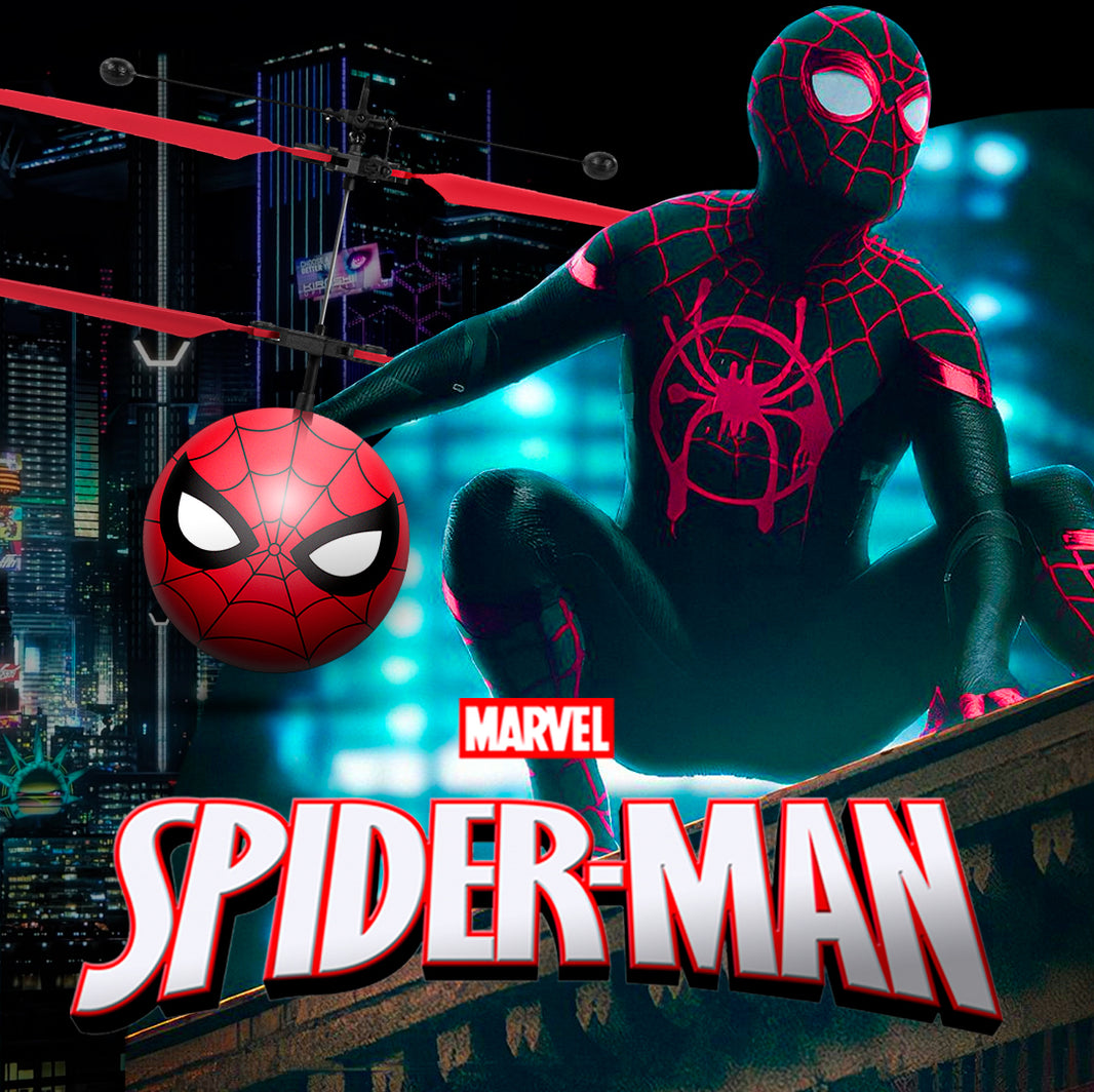 Marvel Licensed Spider-Man IR UFO Heli Ball