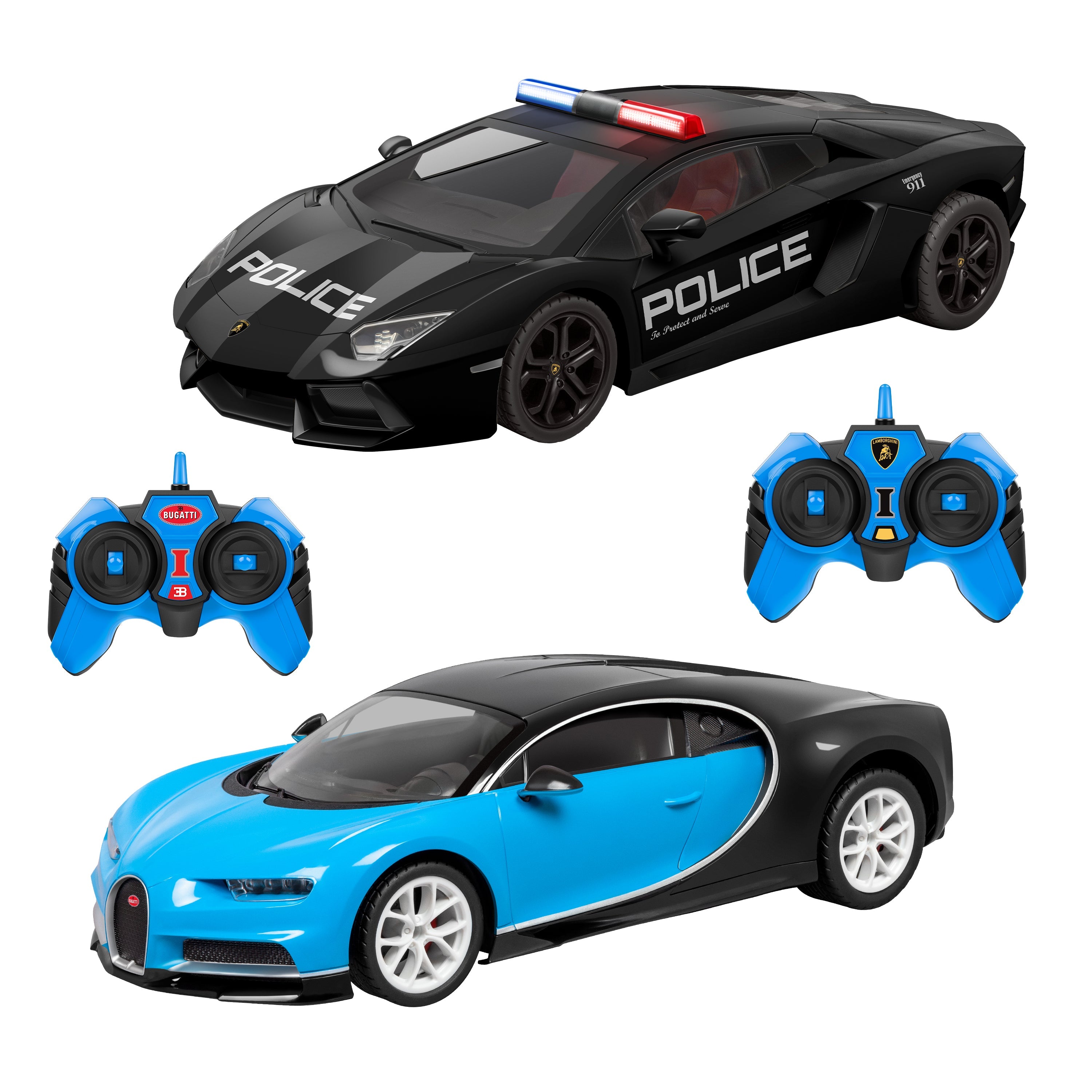 Police Pursuit Bugatti Chiron & Lamborghini Aventador [1:14]