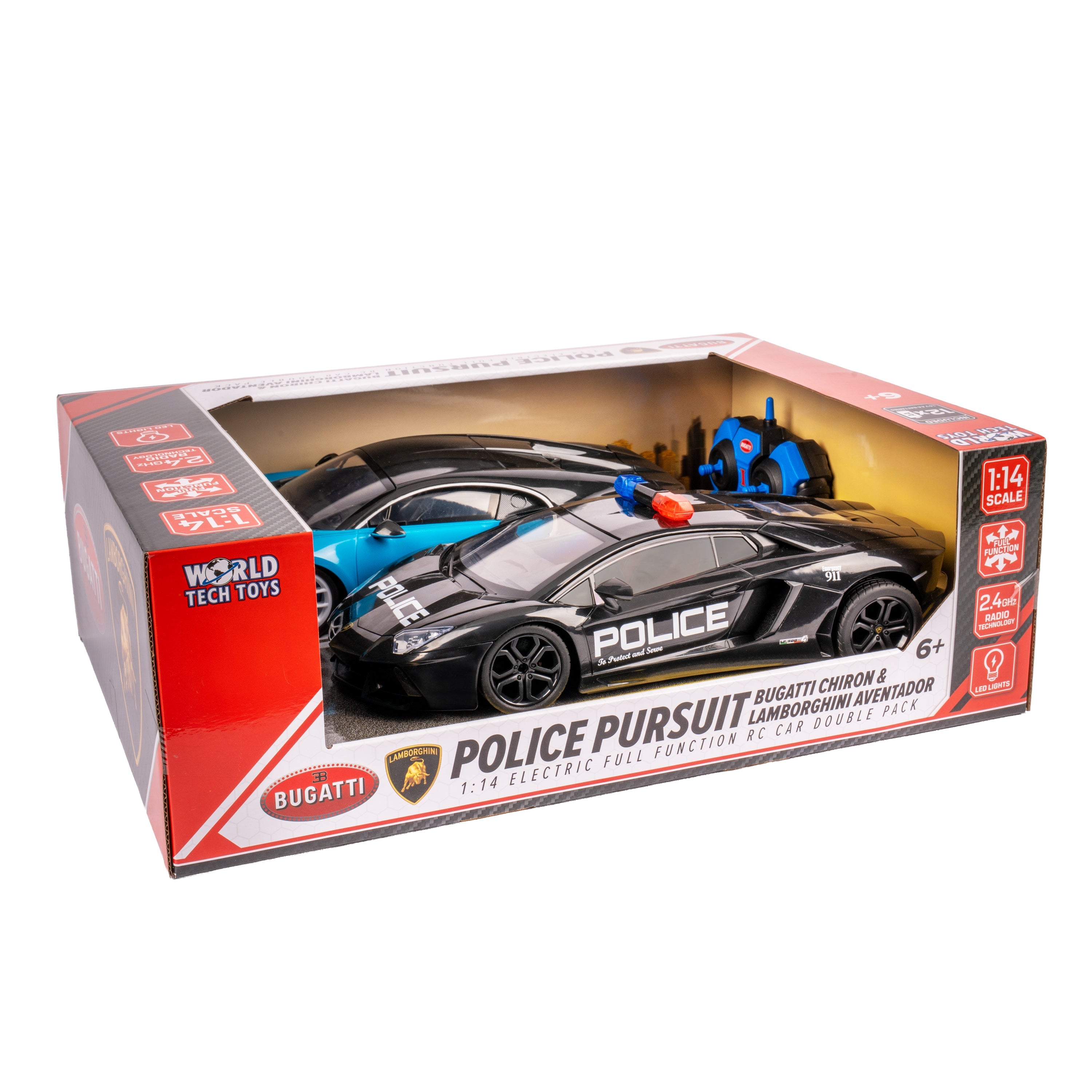 Police Pursuit Bugatti Chiron & Lamborghini Aventador [1:14]