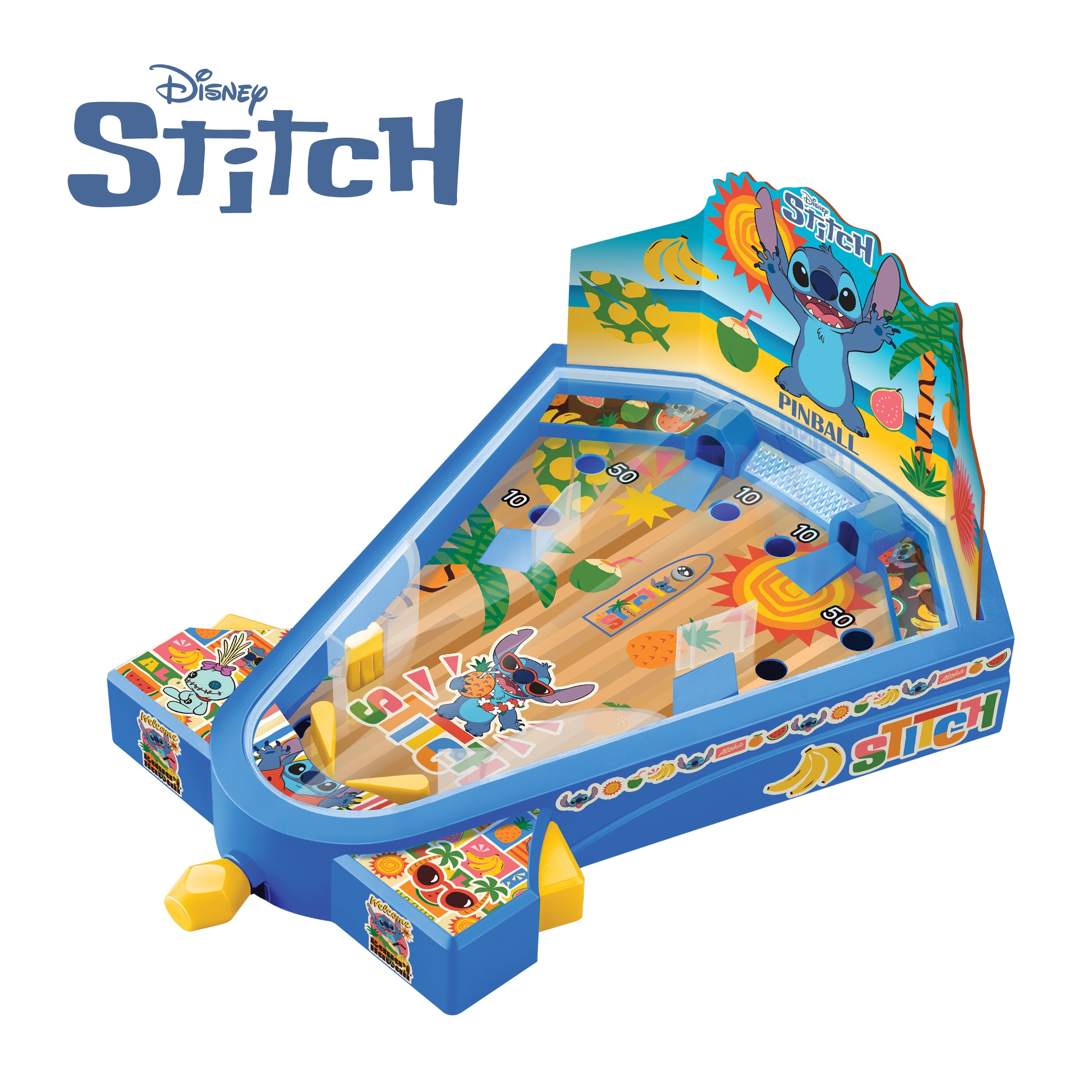 Disney Stitch Mini Tabletop Pinball Game