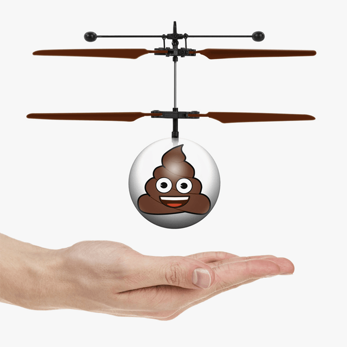 World Tech Toys Emoji Poop IR UFO Heli Ball