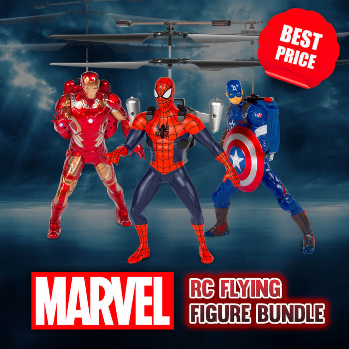 Marvel Flying Rigs Marvel Flying Figures Bundle - 3 pack