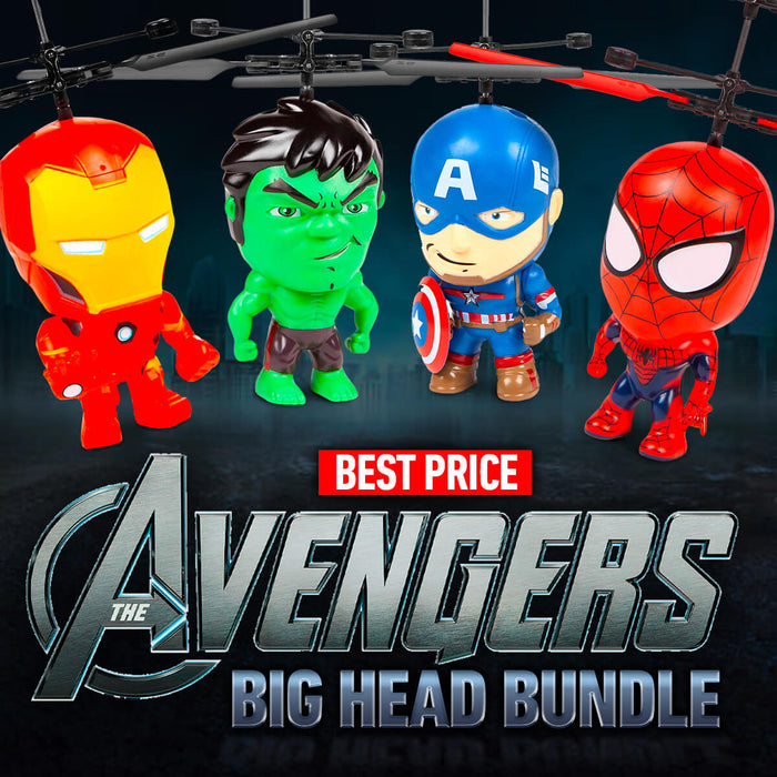 Marvel Big Head Bundle - 4 pack