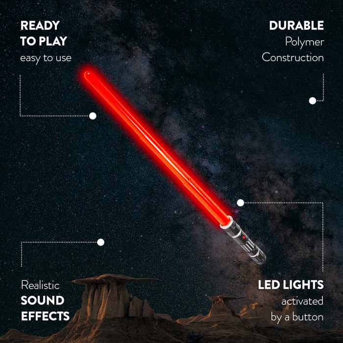 Retractable Electric Light-Up Laser Sword